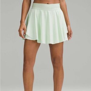 Lululemon Court Rival High-Rise Skirt Kohlrabi Green Size 10